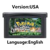 GBA Game Cartridge (32-bit, Pokemon Series, Odyssey Cloud White, FireRed & Silver Rival Rom Hack)
