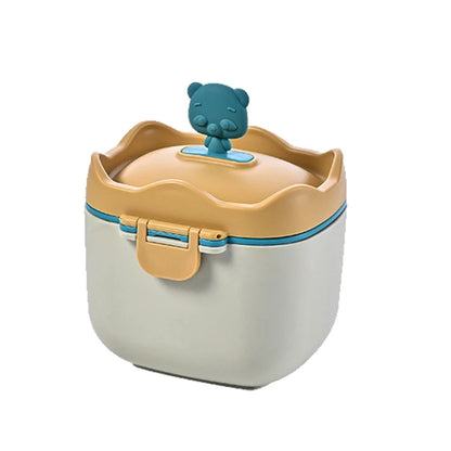 Portable Baby Food Storage Box - BPA Free Formula Dispenser, Cartoon Infant Milk Powder Box, Toddler Snacks Cup Container, Leak-Proof, Eco-Friendly