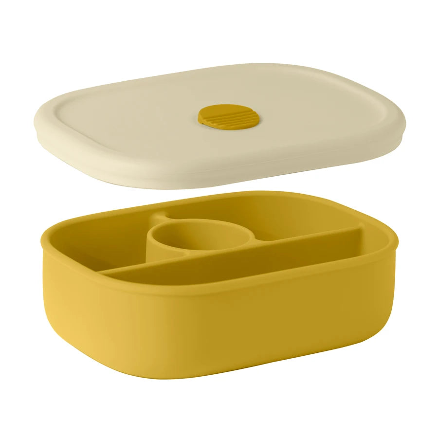 New Silicone Lunch Box for Babies & Kids - Portable BPA-Free Bento Box for Baby Food Storage