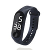 Fashion Kids Sports Waterproof LED Digital Watch Two-Tone Silicone Strap for Teen Boys and Girls