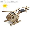 DIY Solar-Powered 3D Wooden Puzzle Kit - STEM Hand-Assembled Science Model for Teens