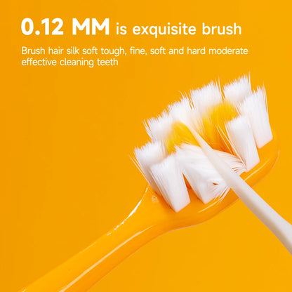 6pcs Kids Manual Toothbrush, Cute Cartoon Dinosaur Design, Soft Bristles for 3-12 Years Old