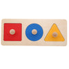 Montessori Wooden Geometric Shape Sorting Puzzle - Colorful Educational Toy for Toddlers & Preschoolers