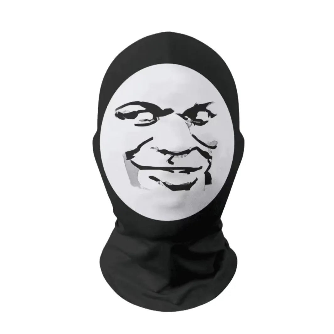 Full Face Celebrity Mesh Mask - Kanye Shiesty Style, Men’s Cosplay & Party Prop