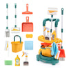 12-Piece Kids Cleaning Play Set – Pretend Housework Kit with Mop Broom Dustpan & Bucket for Ages 3-6