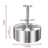 Hamburger Patty Maker Press 304 Stainless Steel Non-Stick Manual Rice Ball Mold