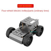 4WD Mecanum Wheel Robot Car Chassis Kit, TT Motor Aluminum Alloy Frame, Smart RC Car Kit for ROS, Programmable DIY Robot Kit