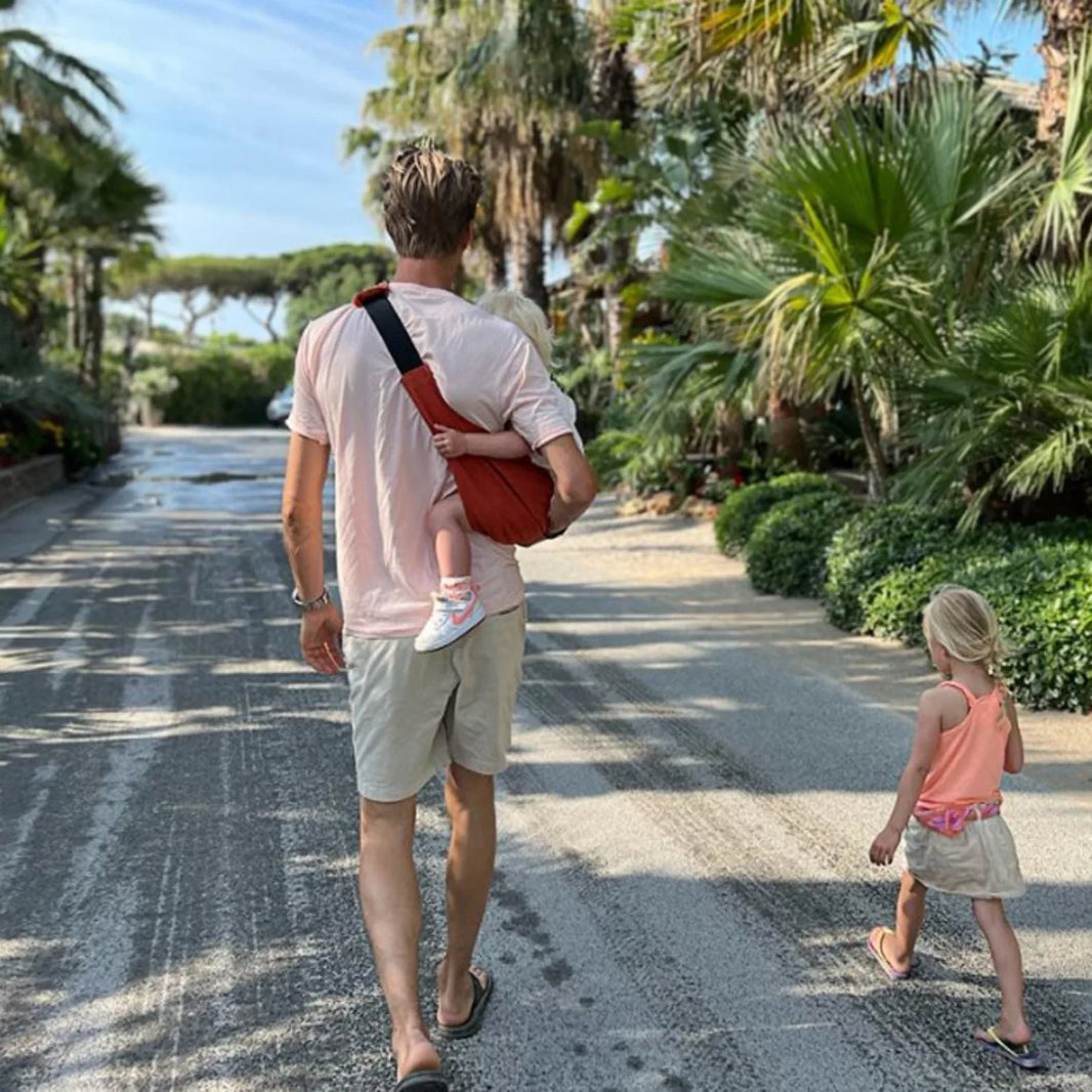 Portable Baby Carrier Strap Bag – Multifunctional Adjustable Shoulder Baby Carrier Sling for Travel, Infant Wrap - Kidzy Market