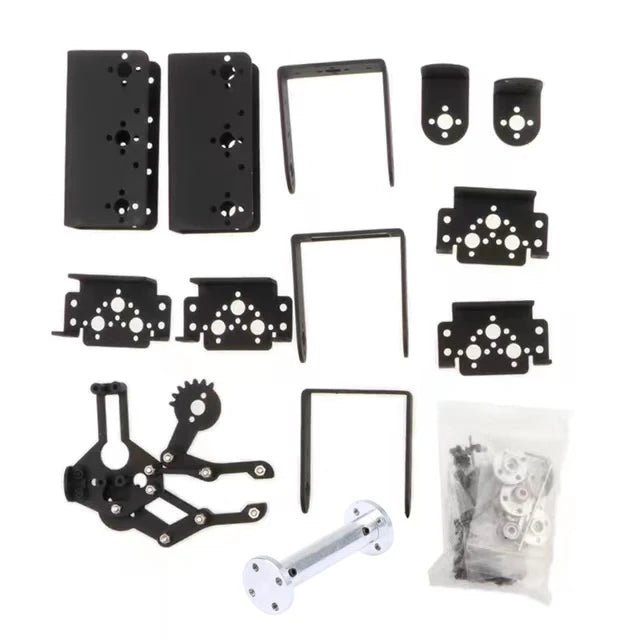 360° 6 DOF Robot Metal Alloy Mechanical Arm Claw Kit MG996R for Arduino, Robotics Educational Kit, PS2 Programmable Toy