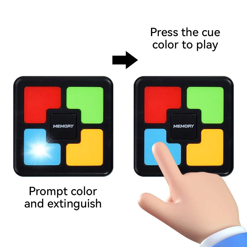 Kids Montessori Educational Memory Game – Interactive Toy with Lights and Sounds for Memory Training and Puzzle Fun