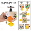 Montessori Busy Cube Board 8-Style Sensory Lock Learning Toy for Toddlers – Fine Motor & Hand Grasping Training