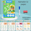 Magical Montessori Tracing Workbook – Reusable Pen Control and Tracing Book for Kids, Calligraphy and Drawing Educational Toy