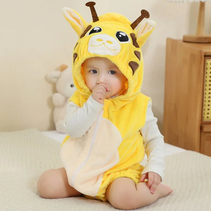 MICHLEY Carnival Baby Romper Bodysuit – Sleeveless Newborn Clothes for Infant & Toddler, Halloween Photography Prop for Boys & Girls