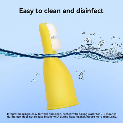 Baby Finger Sleeve Silicone Soft Toothbrush, Thumb Sleeve Teeth & Tongue Cleaning Tool for Babies, New 2025