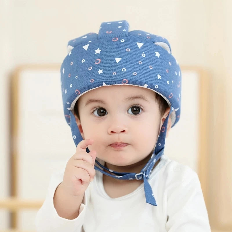 Cotton Infant Toddler Safety Helmet – Baby Head Protection Hat for Crawling, Walking, and Learning to Walk