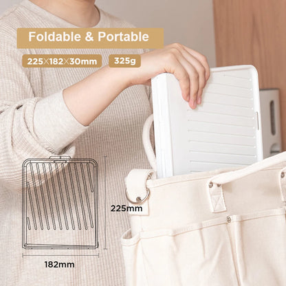 Foldable Baby Bottle Drying Rack with Tray – Travel-Friendly, Space-Saving Dryer for Baby Bottles & Accessories