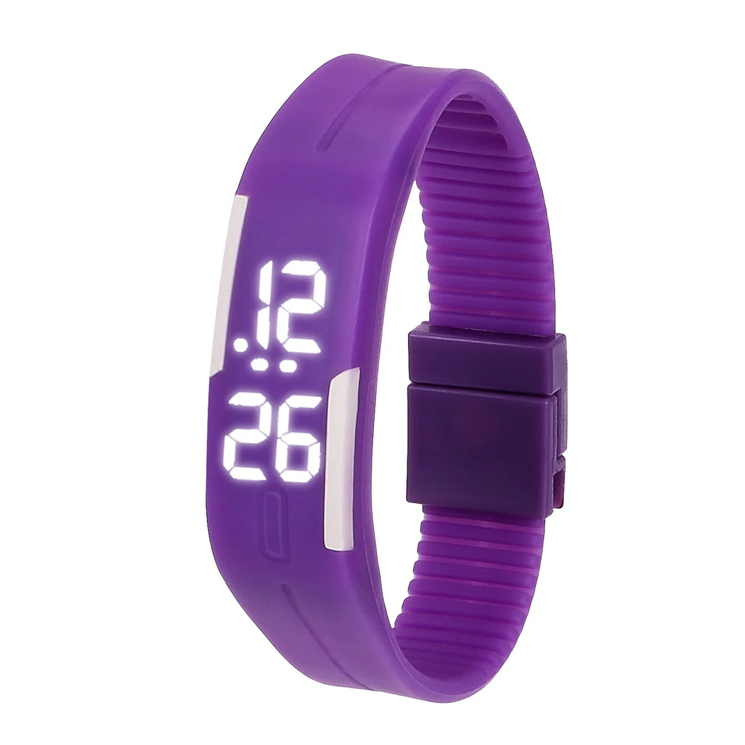 Sport Digital Children’s Watch with Silicone Strap LED Display for Kids Girls and Boys Wristwatch