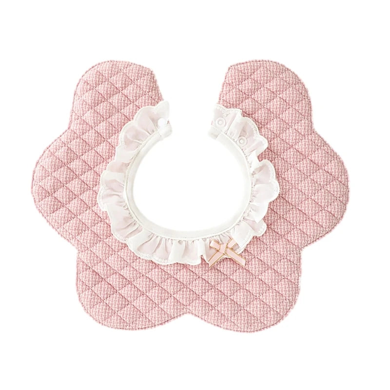 Stylish & Practical Baby Drool Bibs | Bear & Rabbit Pattern Spit-up Bibs for Feeding & Teething | Functional Baby Accessories - Kidzy Market
