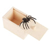 Handmade Wooden Spider Scare Box Prank Toy (2.4 x 3.5 x 2.5 in) - Pop-Out Surprise Trick for Parties & Halloween