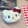 Sanrio Hello Kitty Plush Keychain, Kawaii Backpack Pendant Soft Doll for Girls