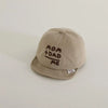 Adjustable Cotton Duckbill Hat for Baby & Toddler – Letter Embroidered Peaked Cap, Unisex Snapback