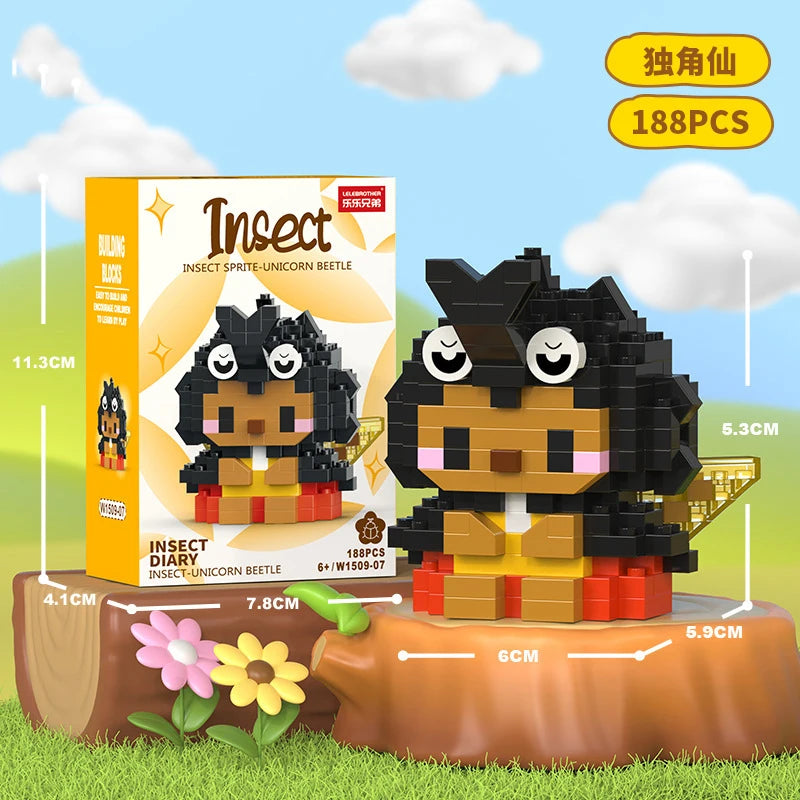Adults Animals Micro Particle Building Blocks – Dog and Cat Mini Bricks Toy for Kids Ages 6 to 12