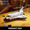 536-Piece Space Shuttle Building Block Set for Kids Compatible with Standard Interlocking Bricks STEM Construction Toy Gift