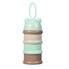 Colorful 3-Tier Portable Milk Powder Dispenser – Airtight Toddler Formula & Travel Snack Container