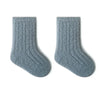 Autumn & Winter New Baby Socks - Thicken Velvet Terry Newborn Socks | Warm Stockings for Boys & Girls, Solid Knitted Mid Tube Infant Socks