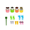 Animals Mini Vegetable Fruit Cutters Shapes Set for Kids - DIY Cookie Biscuit Stamps and Mold