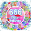 Self-Sealing Quick Fill Water Balloons for Outdoor Yard Games and Water Fights