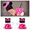 Baby Boy & Girl 3-Pack Minnie Knitted Handmade Photography Props – Newborn 0-3M Baby Clothing Costumes