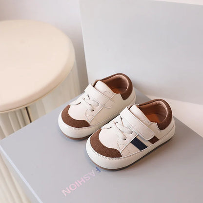 DIMI Spring/Autumn Baby Toddler Shoes Soft Breathable Microfiber Leather Infant Sneakers 0-3 Years Flat Walker Shoes