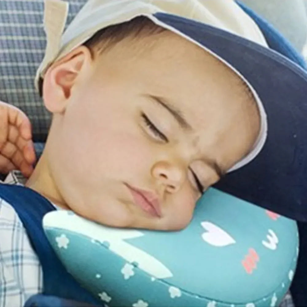 Safety Neck Pillow for Kids, Car Seat Belt Shoulder Guard, Child Head Protection Sleep Cushion