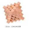 Wooden Lu Ban Brain Teaser 3D Puzzle – Educational Logic Game for Kids & Adults