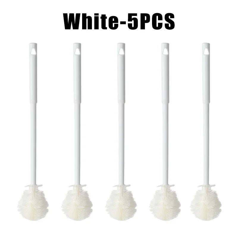 Bottle Washing Brush, Soft Scrubber for Cleaning Sports Bottles, Coffee Pots, Wine Glasses, Mugs & Baby Bottles