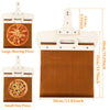 Sliding Pizza Peel Paddle - Non-Stick Dough Shovel for Home Oven Baking