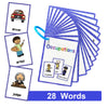 Montessori English Words Learning Flashcards – Early Educational Cards for Kids and Classroom Use