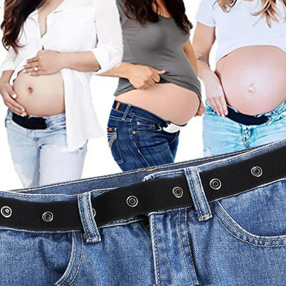 1PCS Women Adjustable Elastic Waist Extender, Clothing Pants Waistband Belt for Maternity Pregnancy