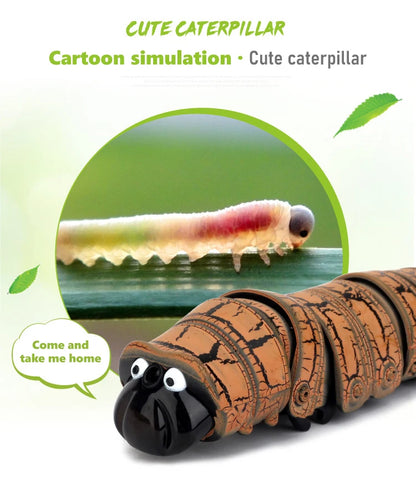 RC Caterpillar Robot Toy – Simulation Remote Control Cute Insect for Kids