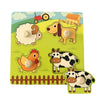 Montessori Wooden Puzzle Board – Animal Cognition Educational Toy for Kids 1-3 Years