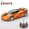 1/18 RC Car with LED Lights and 2.4G Remote Control High-Speed Drift