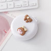 Cute Folding Air Bag Comb with Mirror – Travel Hair Brush, Hair Care Massage Comb, Cosmetic & Makeup Styling Tool
