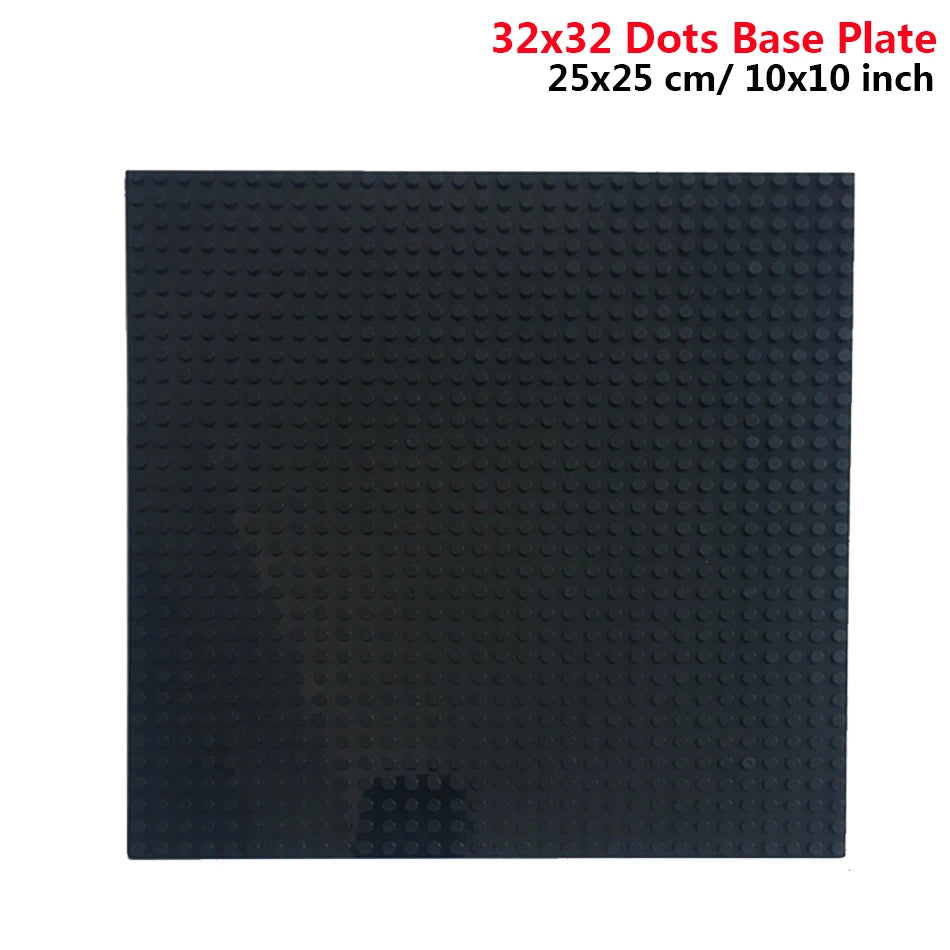 32x32 and 32x16 Dots Classic Building Blocks Base Plates – MOC DIY Small Bricks for City Figures and Kids Toys
