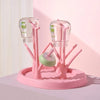 Baby Bottle Drainer, Portable Drying Rack, Nipples Pacifier Holder Dispenser for Drying Bottles, Feeding Cup, Kids Cleaning Dryer