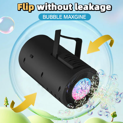 Handheld Automatic Bubble Machine for Kids – Battery-Free Portable Bubble Toy for Parties & Weddings