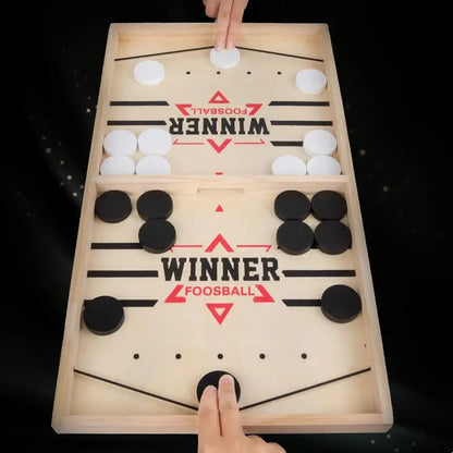 Foosball Winner Games Table - Hockey Game Catapult Chess - Parent-Child Interactive Toy - Fast Sling Puck Board Game for Children