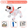 ZWN RC Robot Stunt Dog Toy with Voice Command, Programmable Touch-Sense, and Music, Electronic Robot Dog Gift for Children