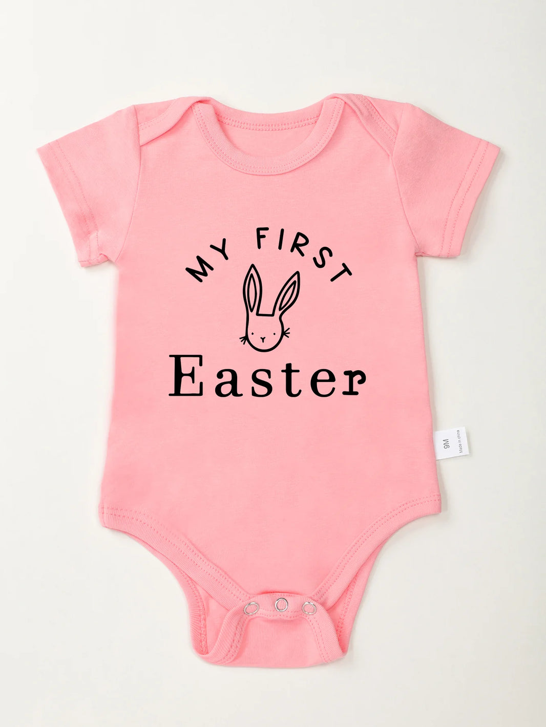 Cute Rabbit Pattern Bodysuit for Infants - Newborn Easter Jumpsuit Romper for Baby Boy & Girl (0-24M) - My First Easter Outfit