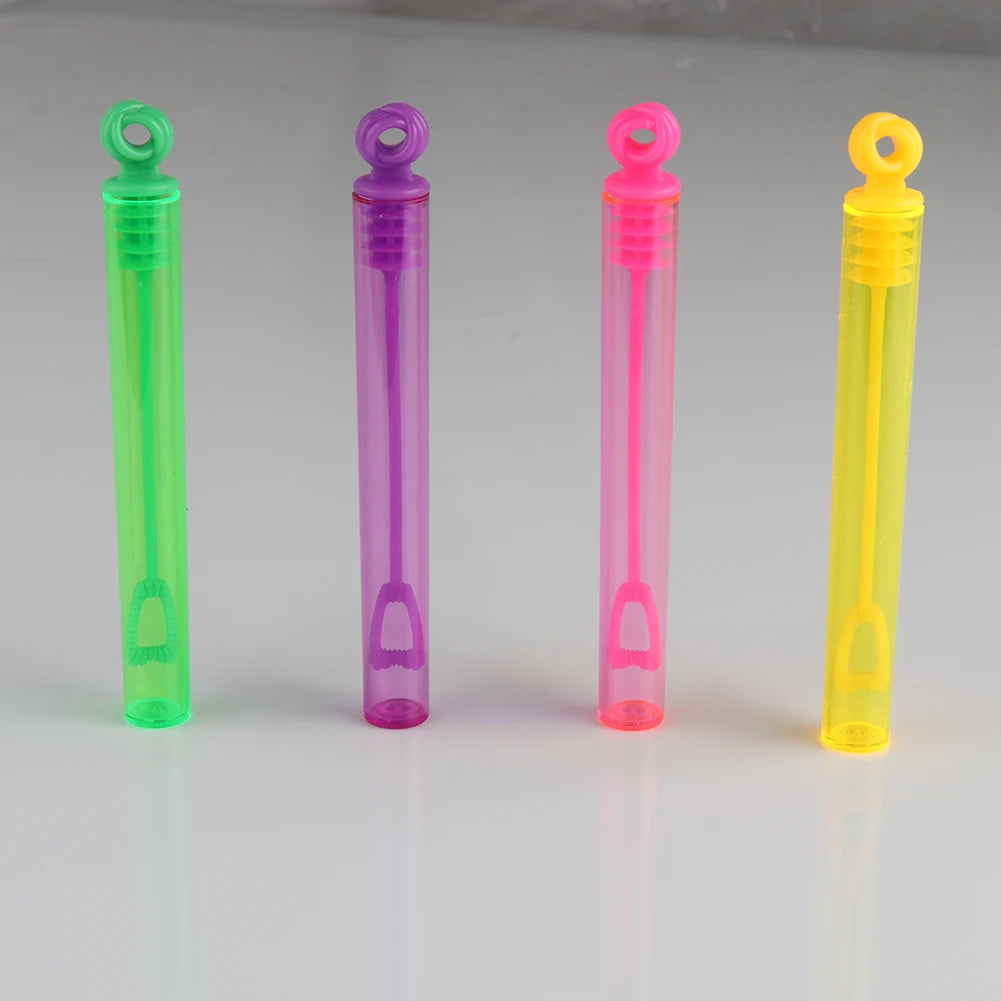 Mini Bubble Wands Party Favors - Assorted 10/24/40-Pack Colorful Round Bubble Soap Bottles & Bubble Stick Sets for Kids, Weddings, Easter